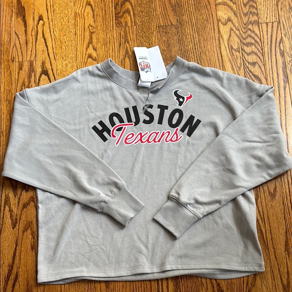 NFL Houston Texans Gray Crewneck